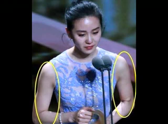 刘诗诗手臂肌肉涨势不输赵丽颖