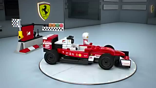 乐高lego 75879 超级赛车 法拉利 sf16 h