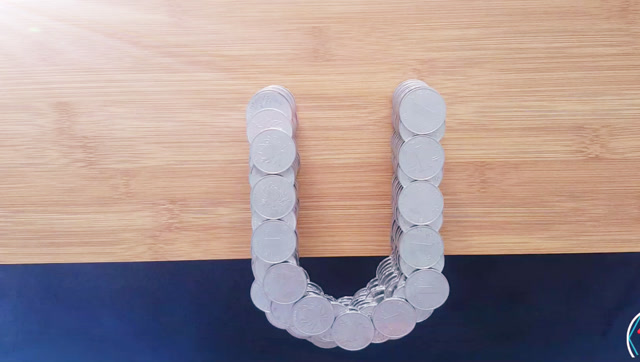 硬币叠桥技巧,达人视频详解如何科学搭建悬空环形硬币平衡桥教程