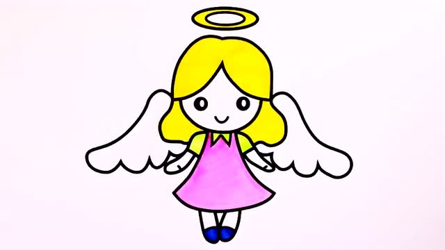 画画漂亮小天使