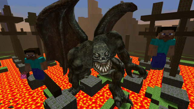 gmod游戏史蒂夫如何独自面对从传送门里跑出来的怪物