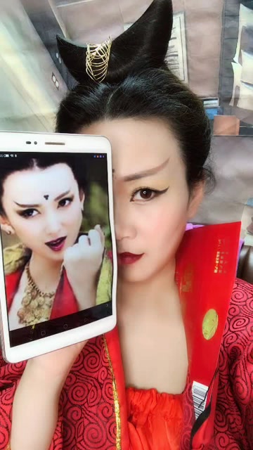 鬼面观音的背后太吓人哈哈