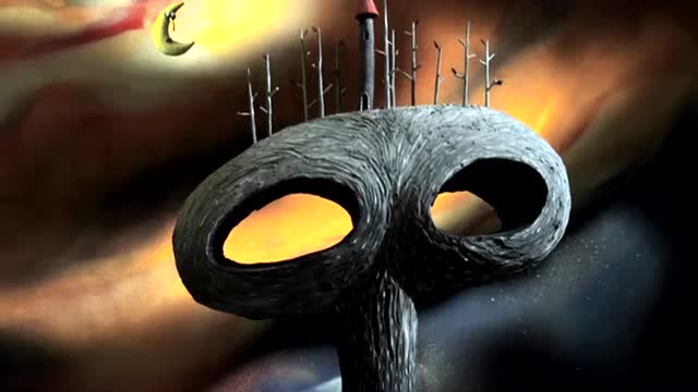 儿时动画片 奇幻恐怖系列动画短片《人头岛》