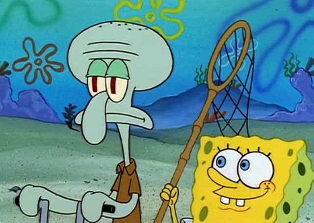 章鱼哥说他最喜欢抓水母了,可是听上去言不由衷啊