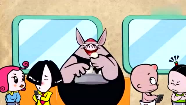 三戒公共场合大吃大喝不顾形象 小破孩竟这样捉弄他