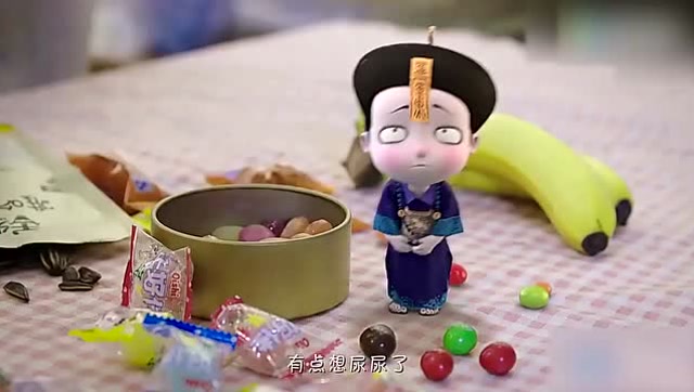 僵小鱼看到爸爸吃糖,竟然给爸爸洗糖吃?