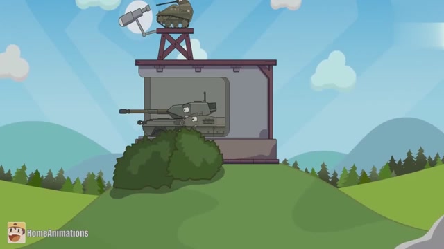 坦克世界搞笑动画:m56蝎式可以这么用!