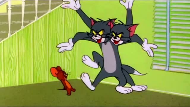 猫和老鼠:双头猫汤姆就是厉害,小杰瑞被吓得离家出走