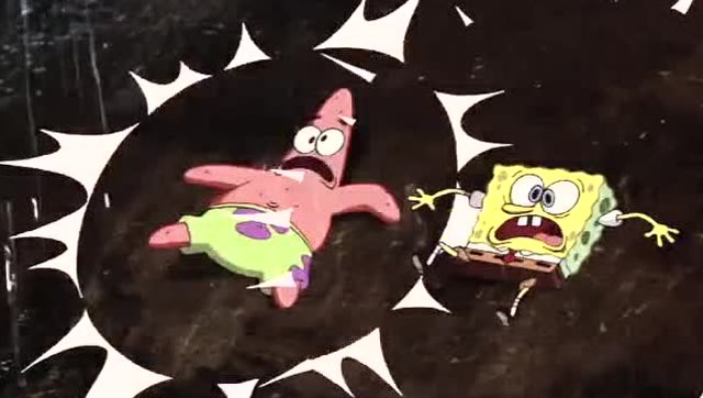 海绵宝宝和派大星去世了,观众正在伤心,没想到剧情就反转了