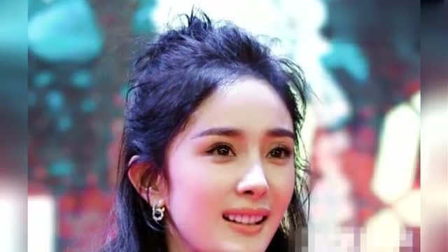 杨幂开启发际线新时尚敢露额头才是真女神啊