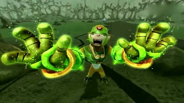 猪猪侠:小猪猪变身神木猿,在变身结束前一定要打败怪兽