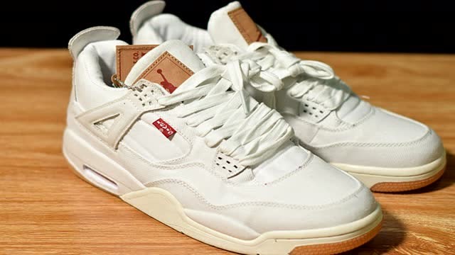 levi s x air jordan 4 denim aj4 乔4 李维斯联名休闲鞋
