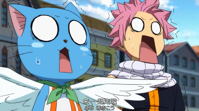 看着温蒂在舞台上唱歌,纳兹听得全身发抖,要把温蒂带回正轨来