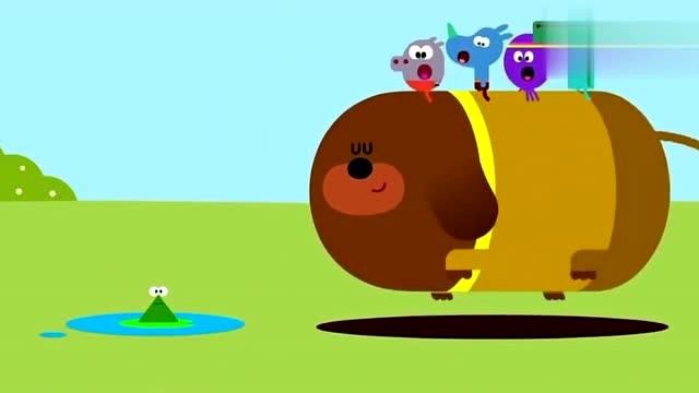 嗨道奇全集:小朋友路过帮助小青蛙,好可爱