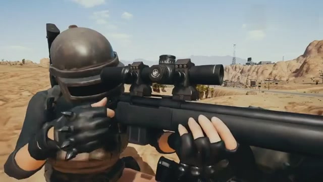 绝地求生狙击手已经到位三点钟方向已经锁定敌人