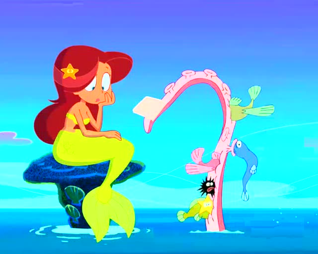 《鲨鱼哥与美人鱼》鲨鱼写信,章鱼带信送到美人鱼