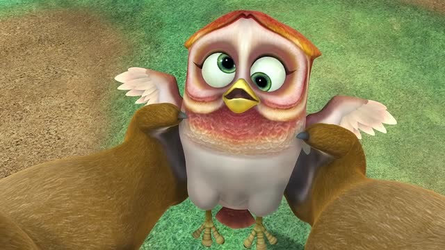 光头强把涂涂扔到地上晕了