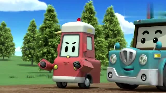 变形警车珀利:瑞菩提和斯普奇渴望遇到幸运星,结果斯普奇遇鸟粪