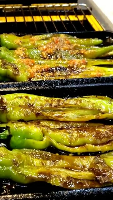 火辣辣的铁板虎皮尖椒