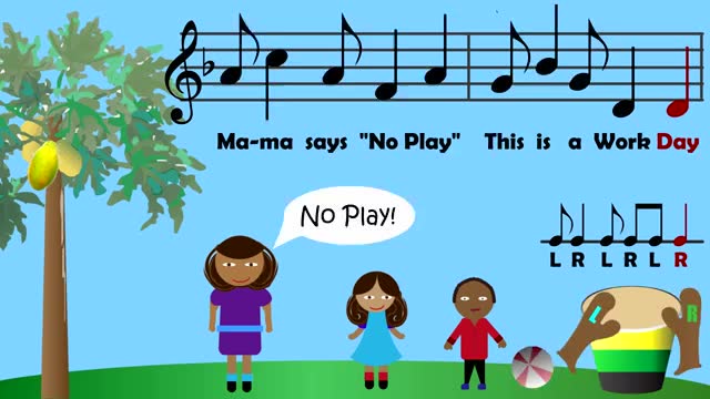 shake the papaya down 牙买加儿歌