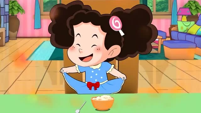 棉花糖看到了裙子,说:就像动画片里的公主一样!