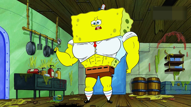 海绵宝宝变成了大块头,他这是要变身了?