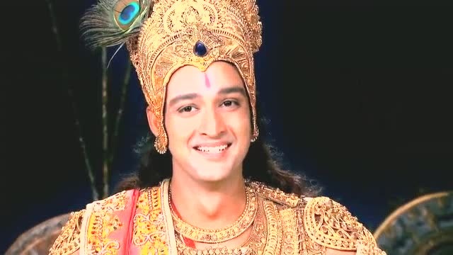 看到哥哥大力罗摩狂揍难敌王储,花美男毗湿奴忍不住笑出声!