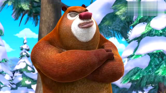 光头强的眼泪还真有点珍贵,第一次看到和熊大熊二有这么多欢乐!