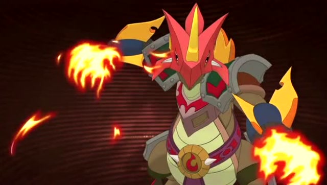 斗龙战士:魔莲灵龙使用焱流束缚阵把小熠困在焱流烈焰里