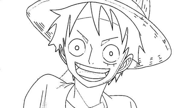 一分钟简笔画《海贼王》草帽海贼团 路飞老大!