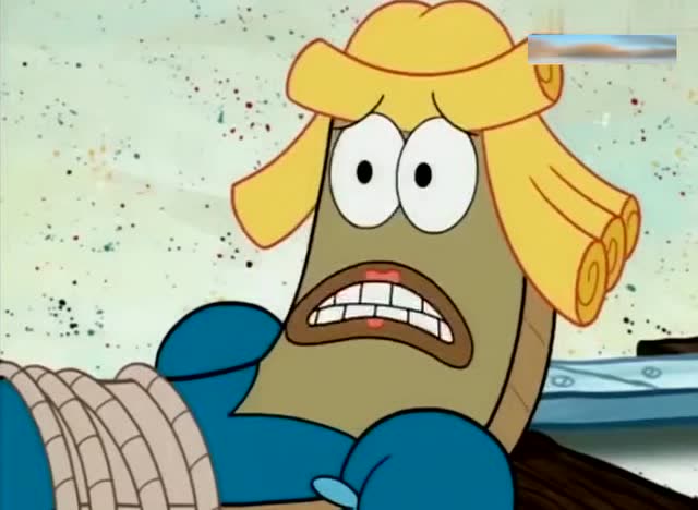 《海绵宝宝》海绵宝宝大力士大战疯鱼老大,海绵宝宝的肌肉劲爆了