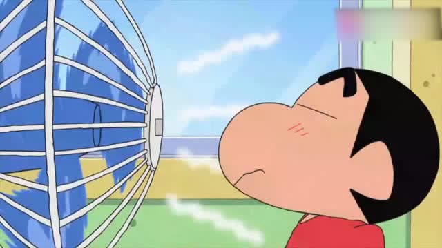 蜡笔小新:奇怪的风扇竟然会自己动,小新和娜娜子都纳闷了