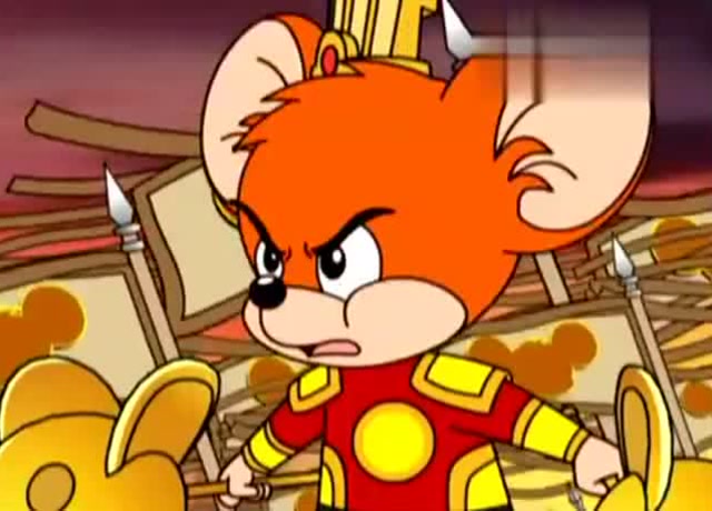 福五鼠:福福鼠见势追向懒懒猫,没想到差点中了小奇猫的奸计!