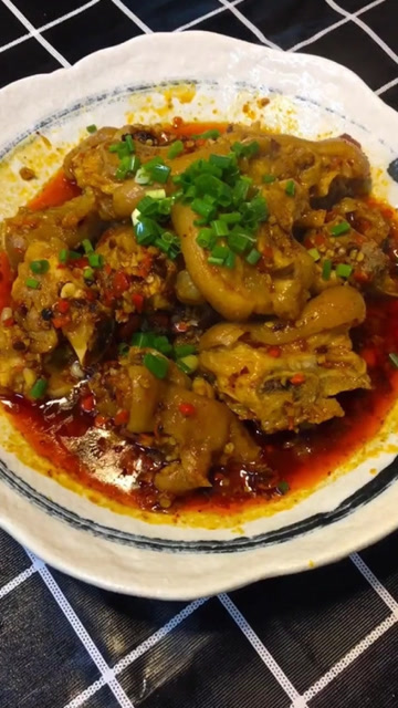 湖南口水猪蹄,农村美食下饭好菜