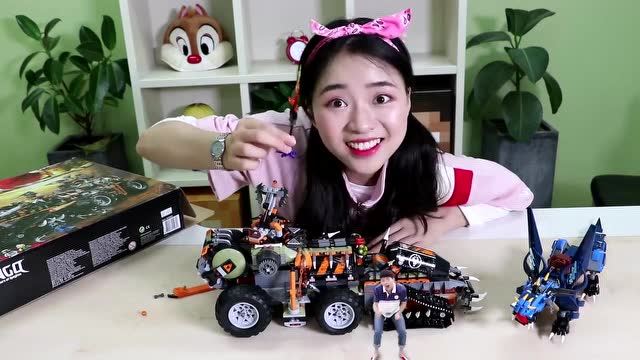 小伶玩具 妮妮和坤坤进入乐高世界拯救夏天公主 伶可兄弟