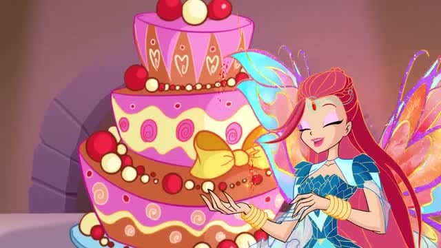 《魔法俏佳人》巨人终于上当了,吃了仙灵的蛋糕肚子开始膨胀了!