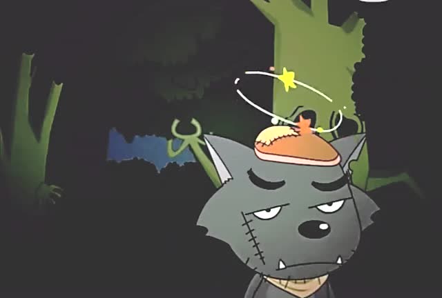 喜羊羊与灰太狼红太狼的平底锅刚要开打,灰太狼嘘