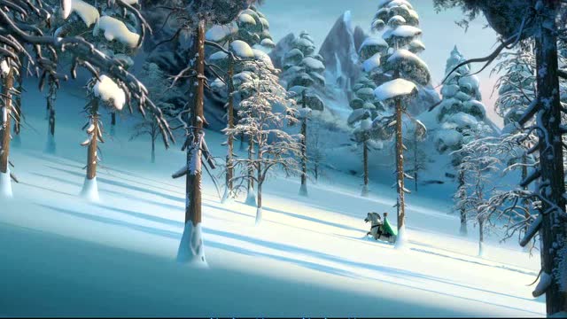 冰雪奇缘:在冰天雪地中,美女却穿的如此单薄,要风度不要温度?