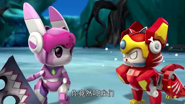 指令宝贝:本来救够恐怖的了,粉红宝还装扮吓大家