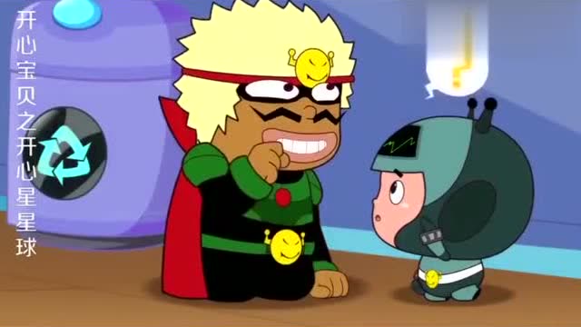 甜心超人救了黑博士,却没有认出黑博士就是宅博士,太有趣了