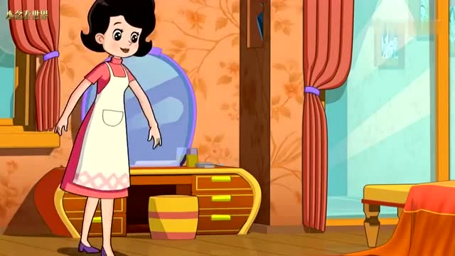 小头爸爸睡午觉,大头儿子敲敲打打,围裙妈妈在跳民族舞