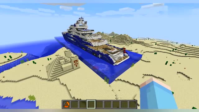 我的世界:菜鸟vs大神,这样的轮船你见过?