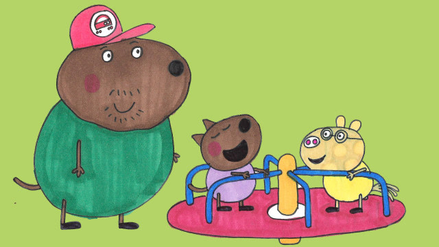 辣椒绘本 小狗丹尼和小马佩德罗在游乐场