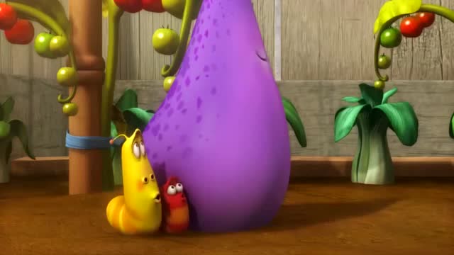 爆笑虫子:大虫守护红黄虫,但最后居然临阵逃脱!