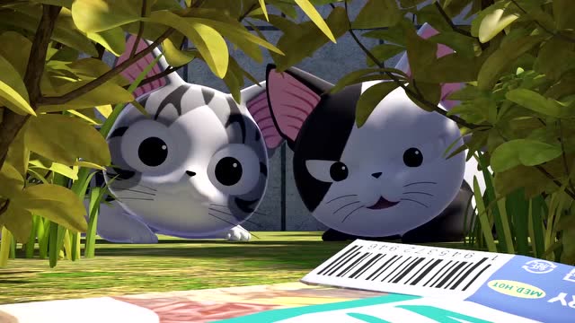 甜甜私房猫:可奇你又看错了,那是小奇的眼睛不是可疑的东西