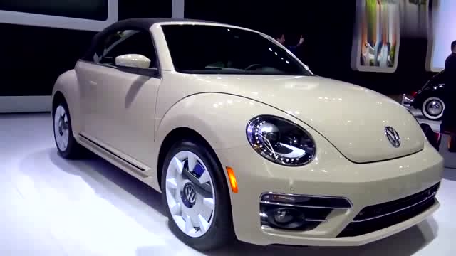 2019款大众甲壳虫车展实拍,车身颜色很稀有!