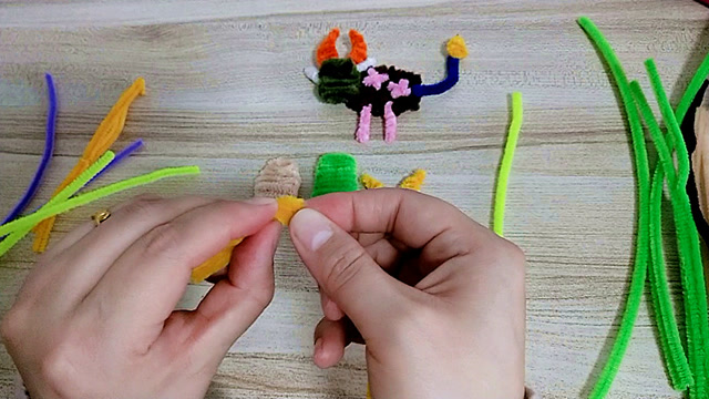 牛牛玩具手工制作毛根条之漂亮的小牛宝宝