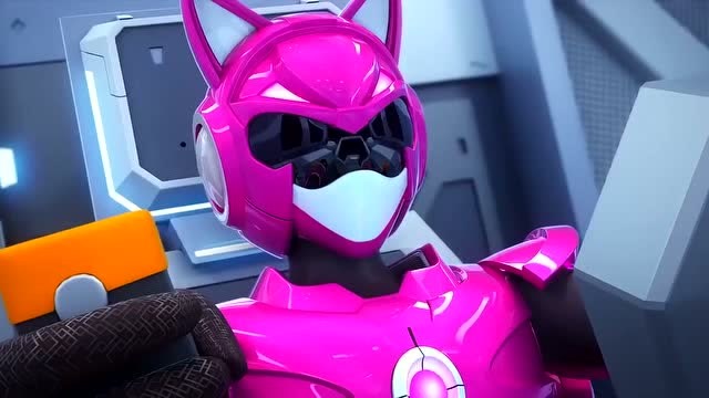 迷你特工队:糟了露西被机器怪攻击了弗特前去救援了