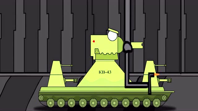 坦克世界动画:kv43登场了,怎么这么帅气啊