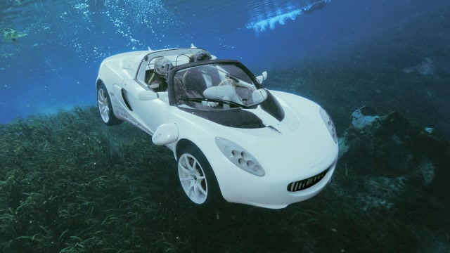 能在水下跑的汽车?售价约1000万人民币,水下十米还能自由行驶